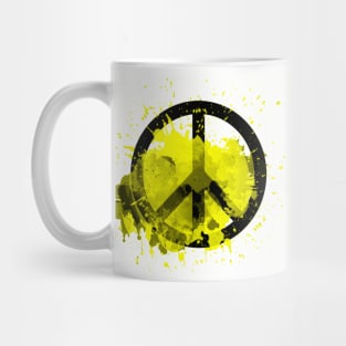 Peace of a Rainbow - Yellow Mug